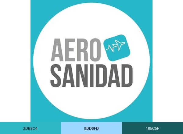 Aerosanidad SAS brand color palette