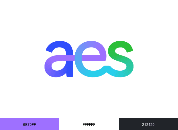 The AES Corporation brand color palette
