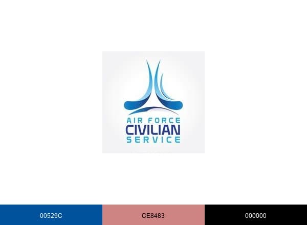 Air Force Civilian Service #ItsACivilianThing brand color palette