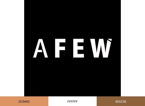 AFEW STORE brand color palette