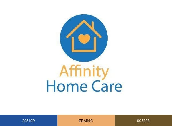 Affinity Home Care Group brand color palette