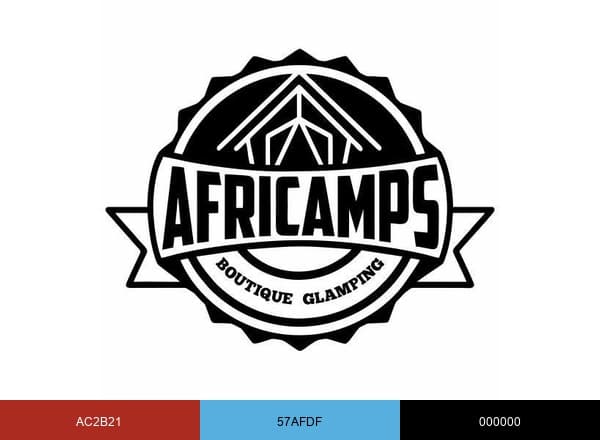 Africamps brand color palette