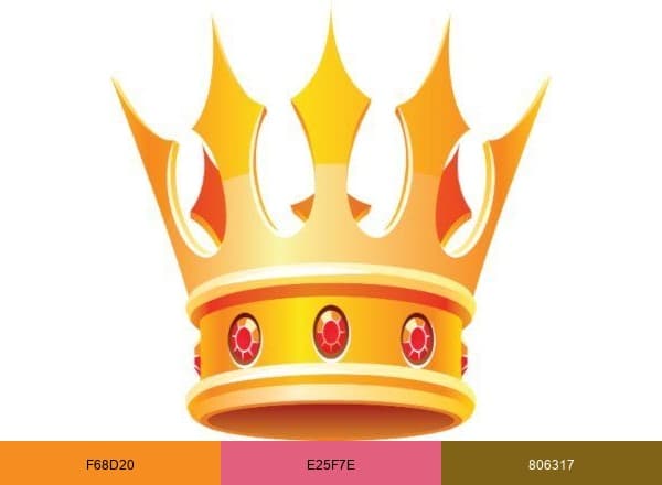Afro House King brand color palette