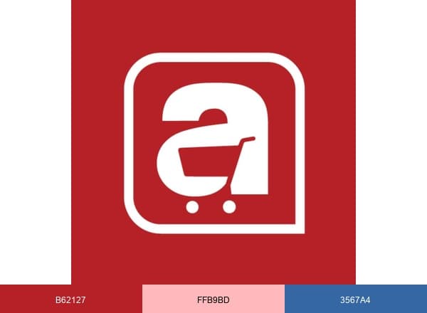 Associated Food Stores brand color palette