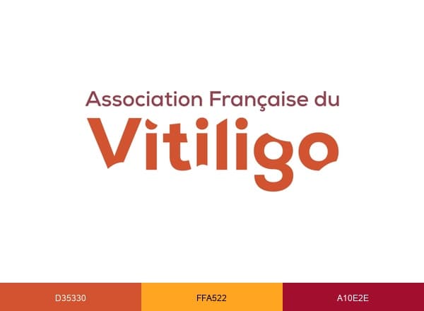 Association Française du Vitiligo brand color palette