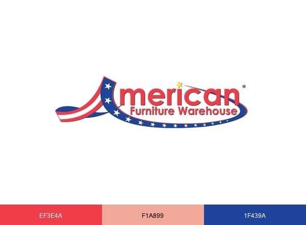 American Furniture Warehouse brand color palette
