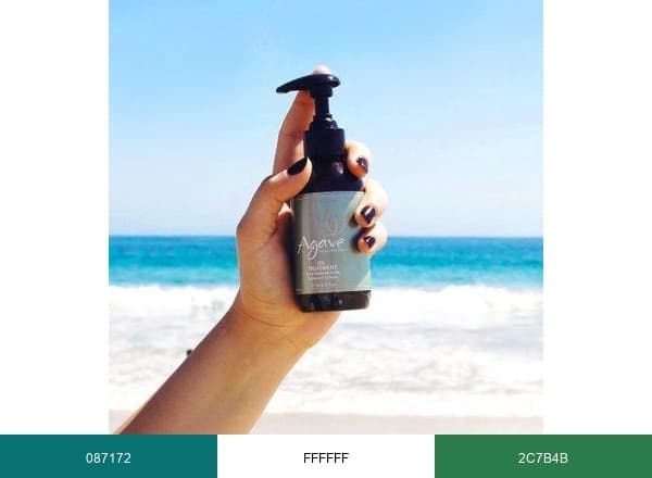 Agave Oil brand color palette
