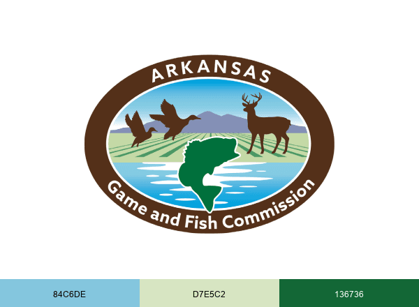 Arkansas Game and Fish Commission brand color palette