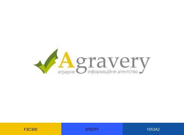 Агравері brand color palette