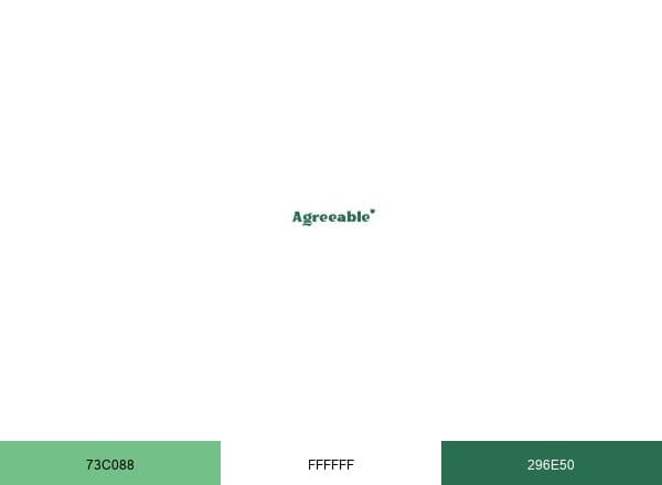 Agreeable brand color palette