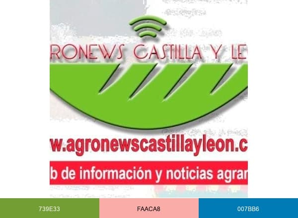 AgronewsCyL brand color palette