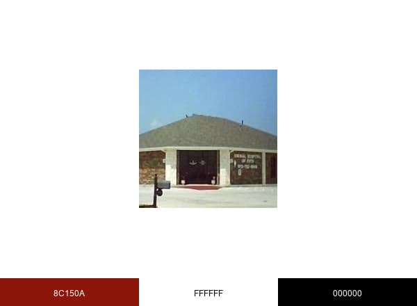 AnimalHospitalofFate brand color palette