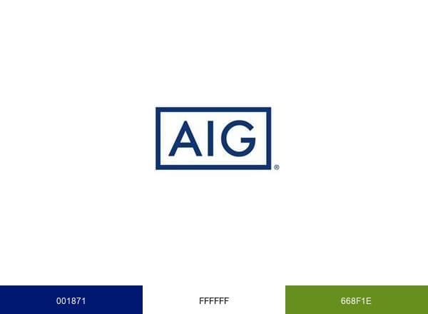 AIG Retirement Services - Participant brand color palette