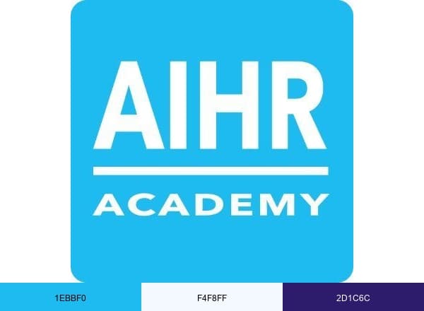 AIHR brand color palette