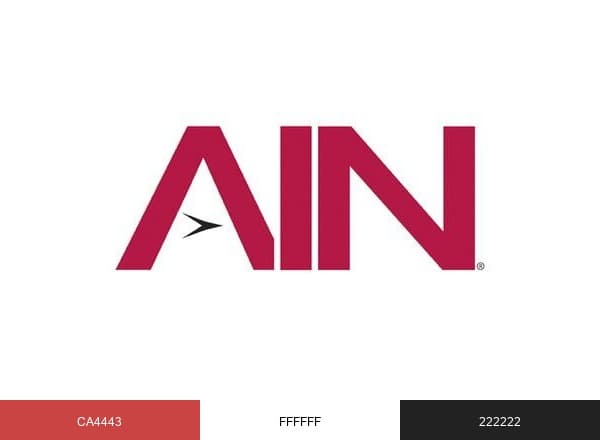 Aviation International News brand color palette