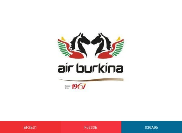 Air Burkina brand color palette