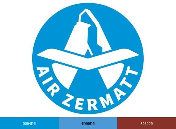 Air Zermatt AG brand color palette