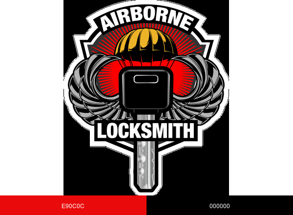Airborne Locksmith brand color palette