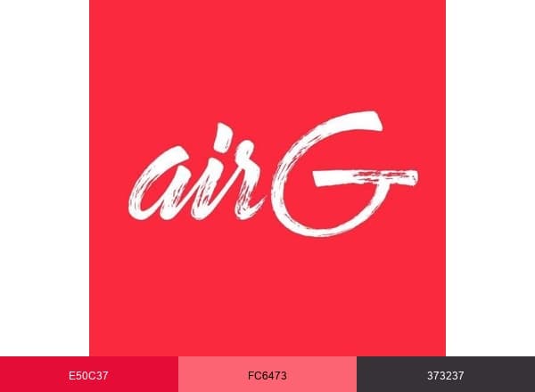 airG brand color palette