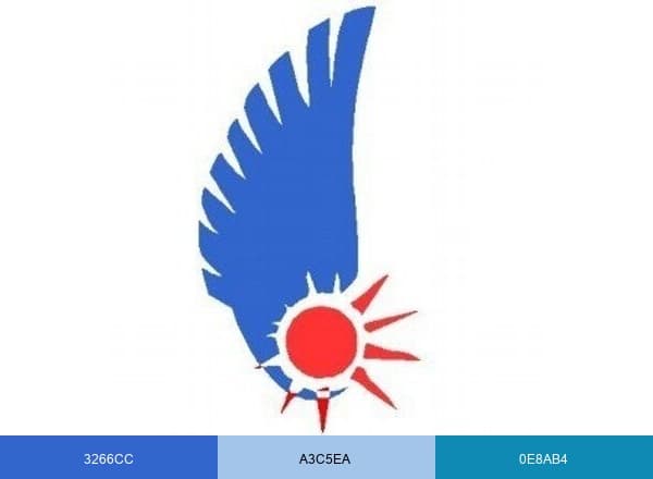 Air Nostrum brand color palette