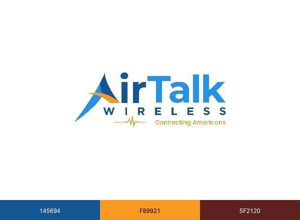 AirTalk Wireless brand color palette