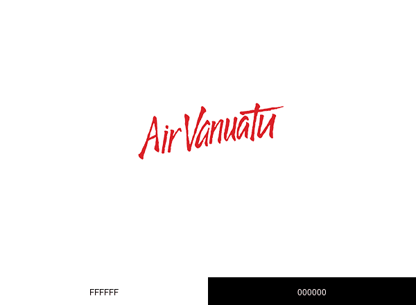 Air Vanuatu brand color palette