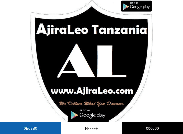 AjiraLeo Tanzania brand color palette