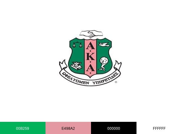Alpha Kappa Alpha brand color palette
