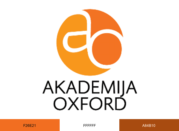 Akademija Oxford brand color palette