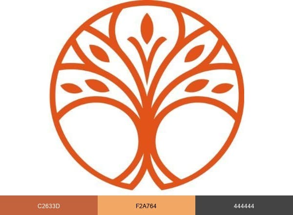 AkasiaDesign brand color palette