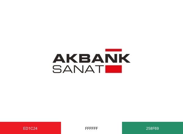 Akbank Sanat brand color palette