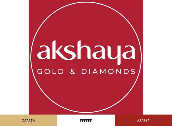 Akshaya Gold brand color palette