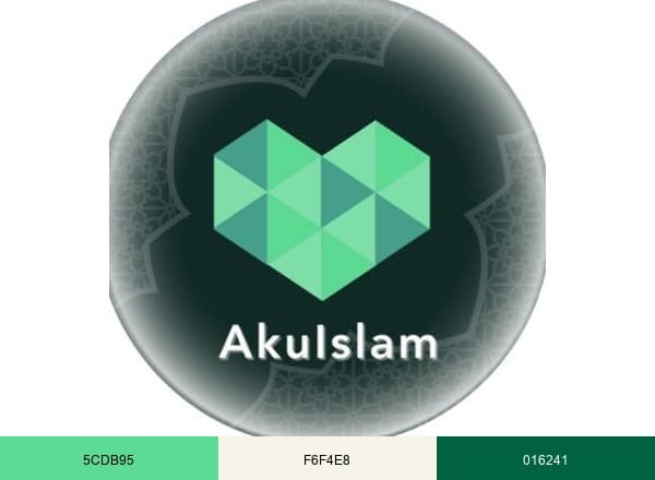 Aku Islam brand color palette