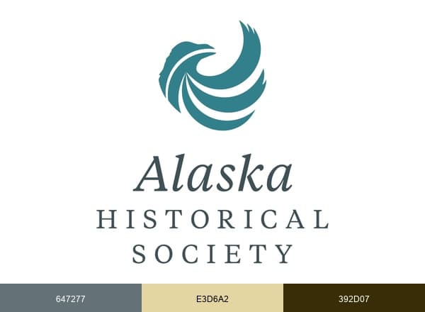 the Alaska Historical Society brand color palette