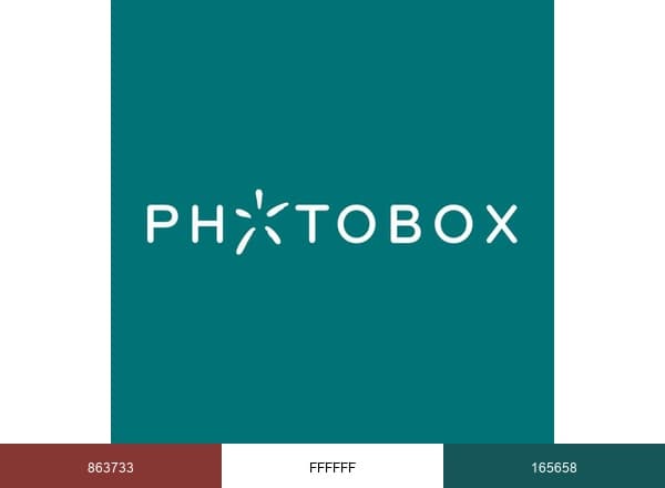 Photobox brand color palette