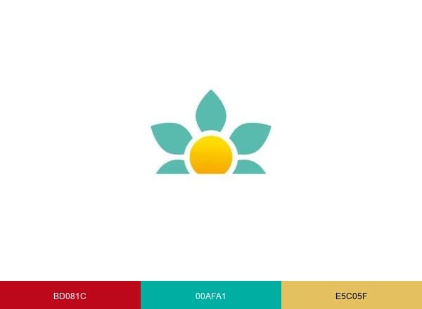 Alborea Salud brand color palette
