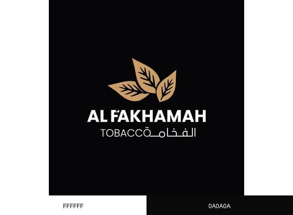 Al Fakhama Tobacco brand color palette