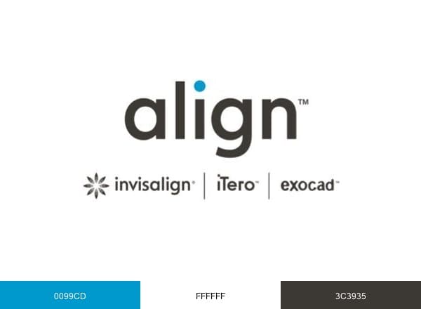 Align Technology brand color palette