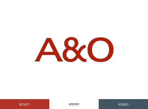 Allen & Overy brand color palette