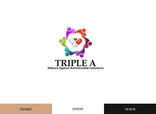 Alliance Against Antimicrobial Resistance brand color palette
