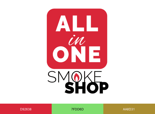 All in 1 smoke shop brand color palette