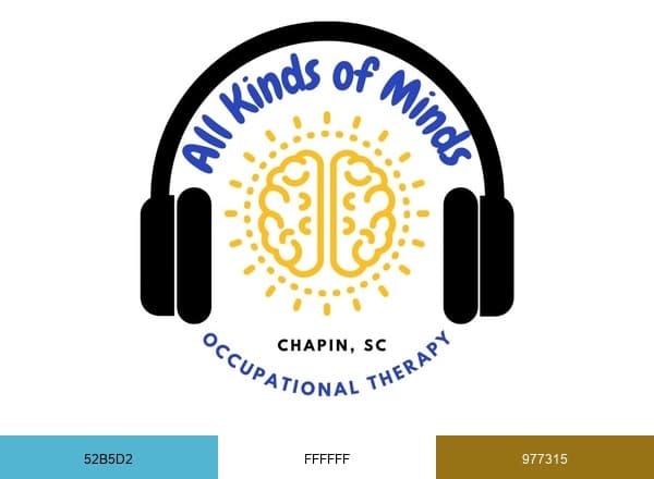 All Kinds of Minds brand color palette