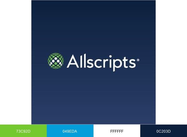 Allscripts brand color palette
