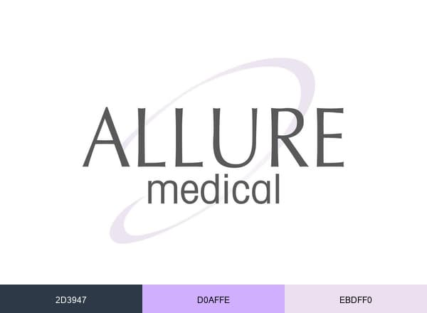 Allure Medical brand color palette