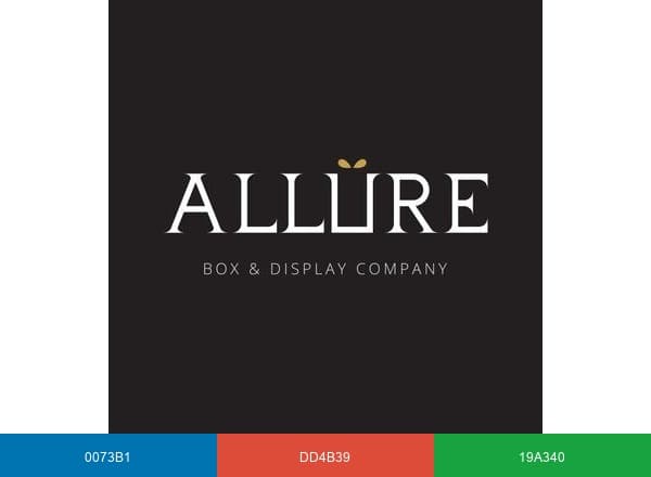 AllurePack brand color palette