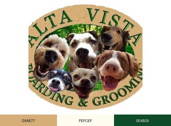 Boarding & Grooming brand color palette