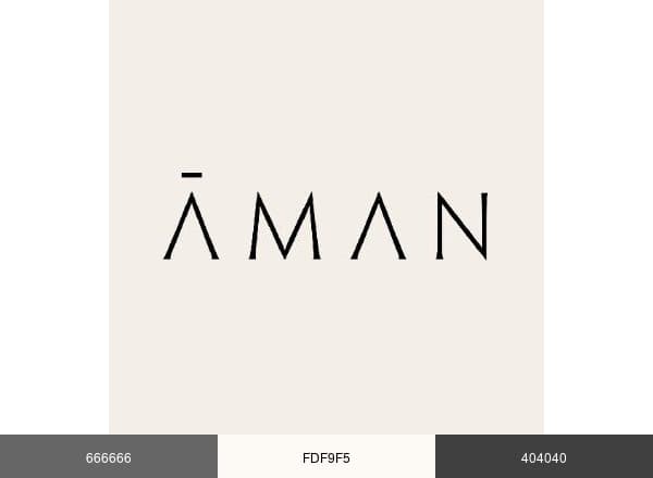 Aman brand color palette