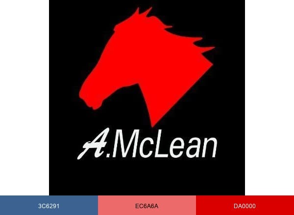 A. McLean Bookmakers brand color palette