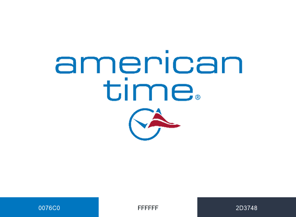 American Time brand color palette