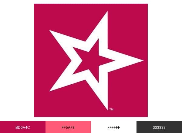 American Girl brand color palette